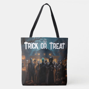 Bolso De Tela Halloween Monsters Trick o Trek
