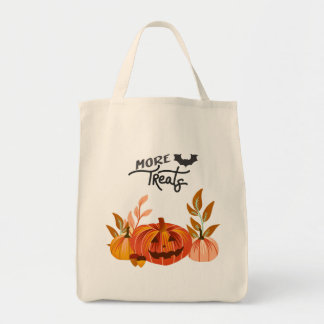 Bolso De Tela Halloween • MORE TREATS Tragetasche Tote Bag