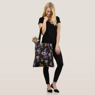 Bolso De Tela Halloween negro lindo