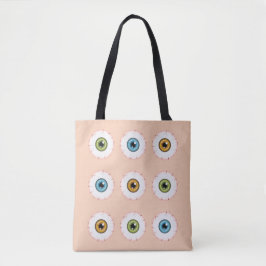 Bolso De Tela Halloween Ojeballs Colorful Eyes Blooshot Eyeball