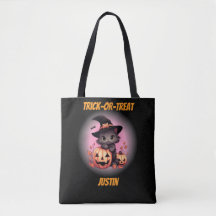 Halloween personalizado de Cute Kitten