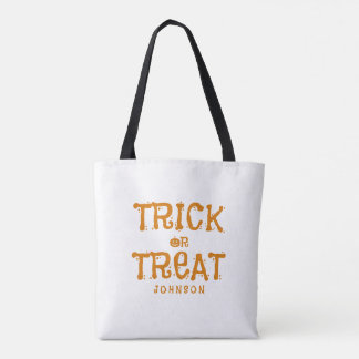 Bolso De Tela Halloween personalizado de truco o trato