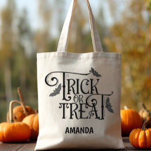 Bolso De Tela Halloween personalizado de truco o trato