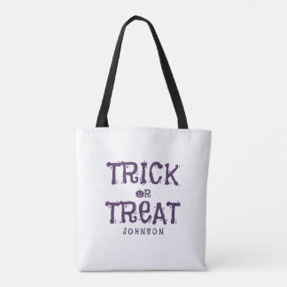 Bolso De Tela Halloween personalizado de truco o trato