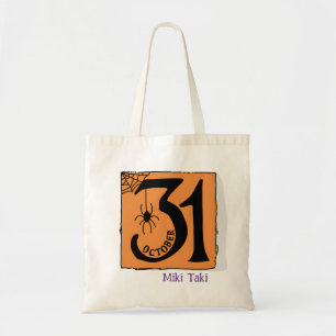 Bolso De Tela Halloween Personalizado Whimsical Funny Moderno