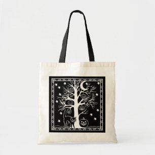 Bolso De Tela Halloween Pumpkin Tree