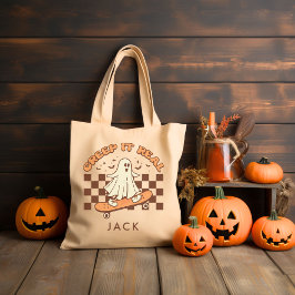 Bolso De Tela Halloween Retro Groovy personalizado