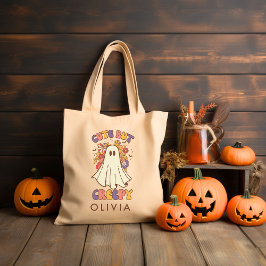Bolso De Tela Halloween Retro Groovy personalizado