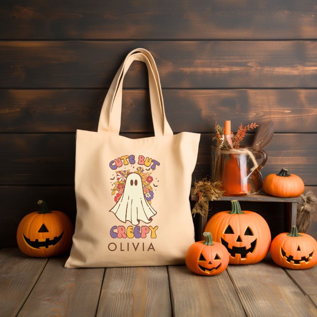 Bolso De Tela Halloween Retro Groovy personalizado (Subido por el creador)