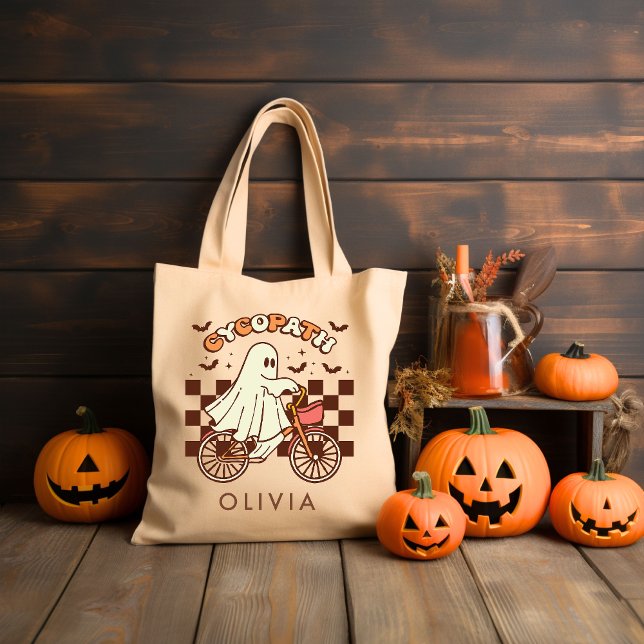 Bolso De Tela Halloween Retro Groovy personalizado (Subido por el creador)