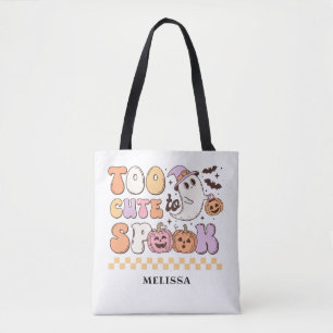 Bolso De Tela Halloween retro lindo para hablar