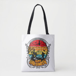 Bolso De Tela Halloween Retro Vintage - Halloween Vintage