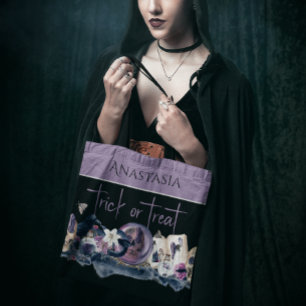 Bolso De Tela Halloween reutilizable de Witchance Elegance