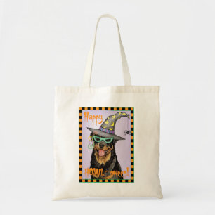 Bolso De Tela Halloween Rottweiler