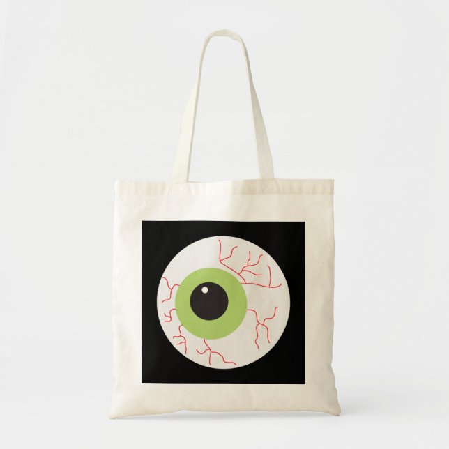Bolso De Tela Halloween Scary Eyeball (Frente)