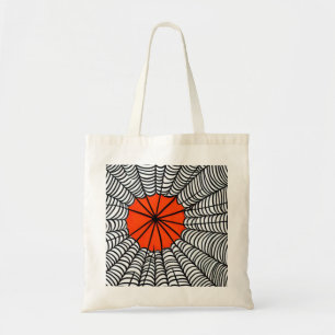 Bolso De Tela Halloween Spider Web