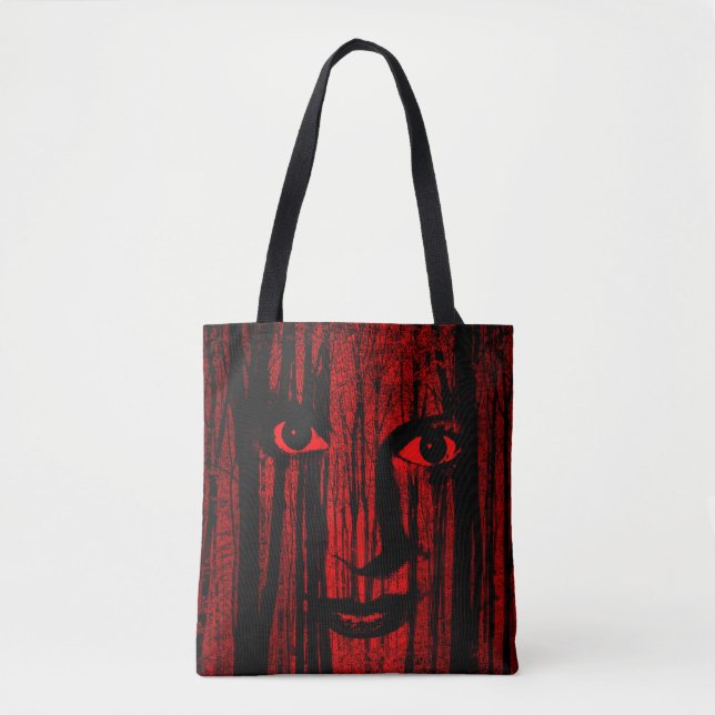 Bolso De Tela Halloween Spookone Face (Anverso)
