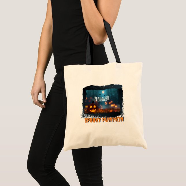 BOLSO DE TELA HALLOWEEN SPOOKY PUMPKIN (Anverso (producto))