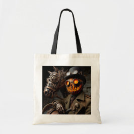 Bolso De Tela Halloween Steampunk Jack-O-Lantern Horseman