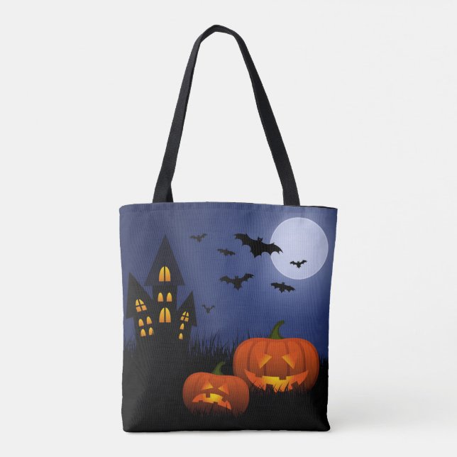 Bolso De Tela Halloween Tote Bag (Reverso)