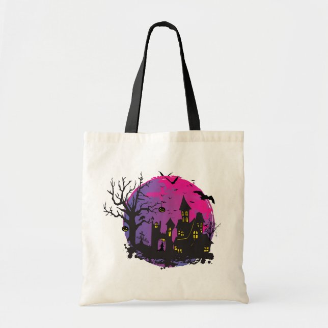 Bolso De Tela Halloween Tote Bag (Frente)