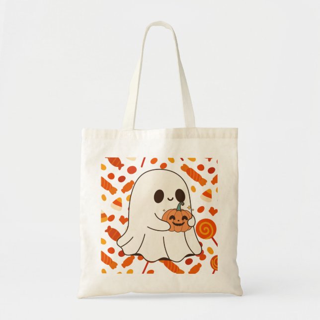 Bolso De Tela Halloween Tote Bag (Frente)