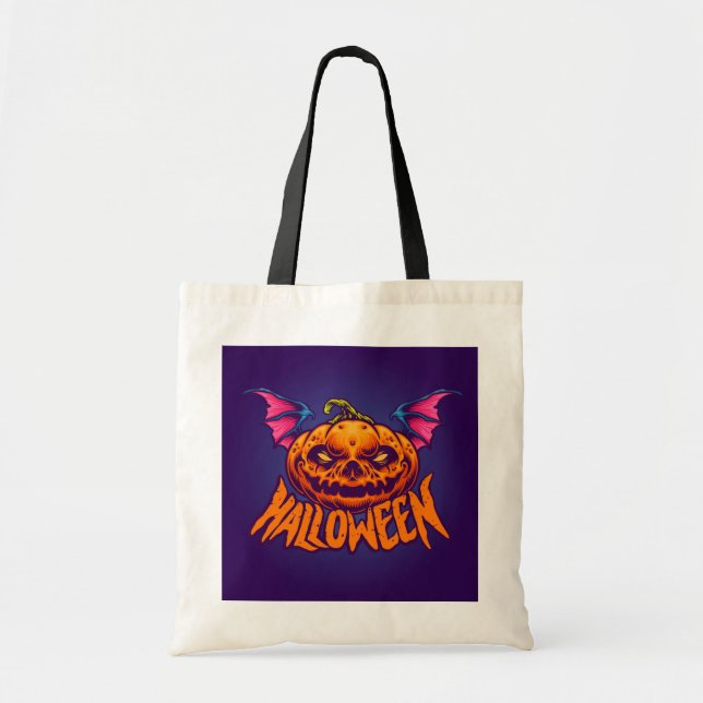 Bolso De Tela Halloween Tote Bag (Frente)