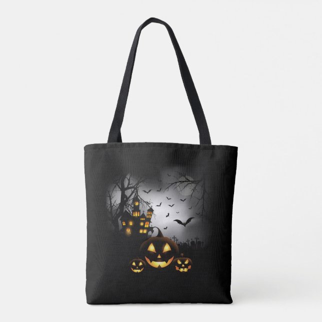 Bolso De Tela Halloween Tote Bag (Reverso)