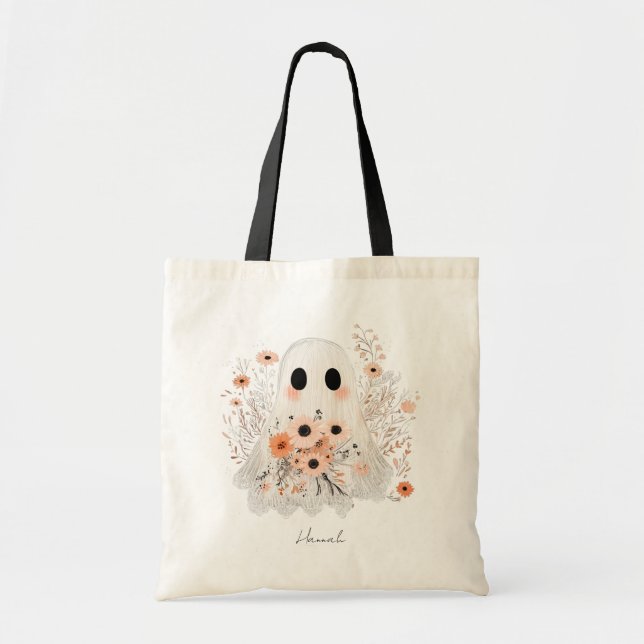 Bolso De Tela Halloween Tote Bag (Frente)