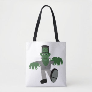 BOLSO DE TELA HALLOWEEN TOTE FRANKENSTEIN