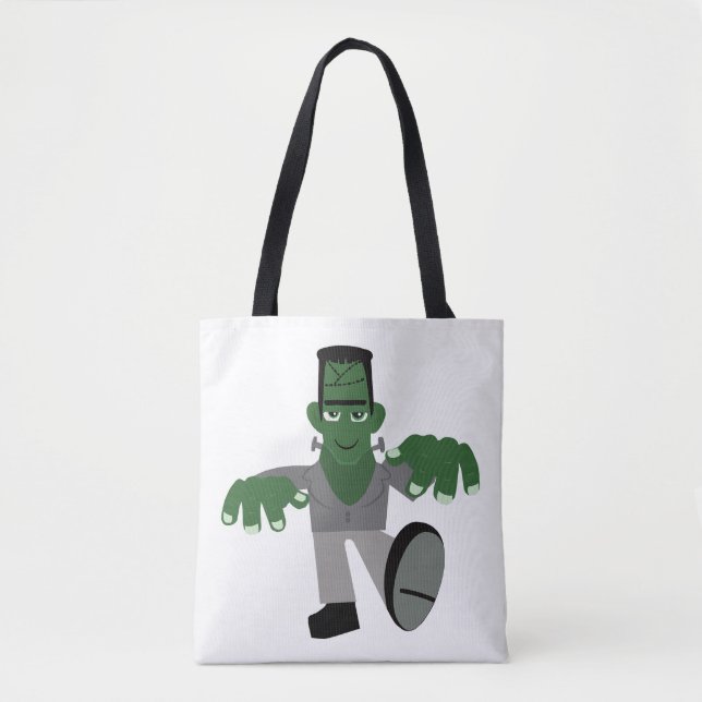 BOLSO DE TELA HALLOWEEN TOTE FRANKENSTEIN (Anverso)