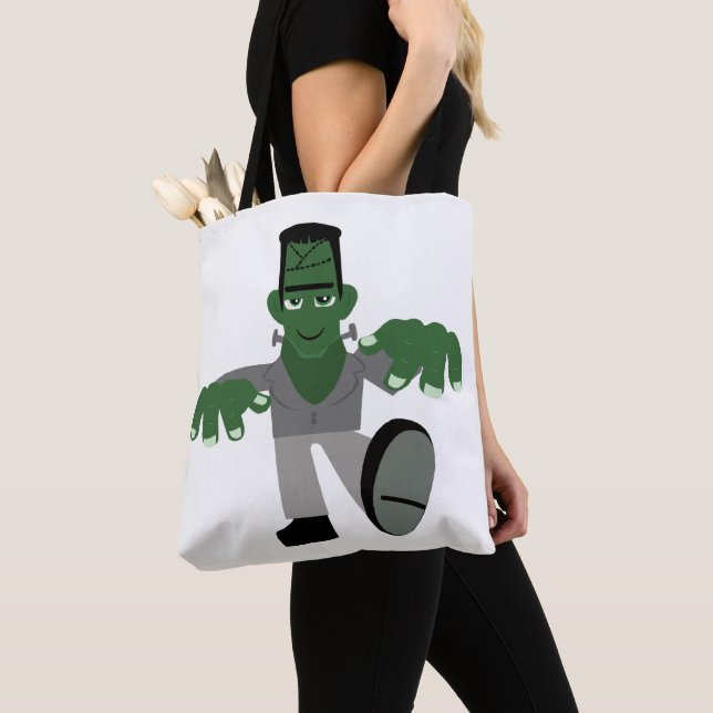 BOLSO DE TELA HALLOWEEN TOTE FRANKENSTEIN (Detalle)
