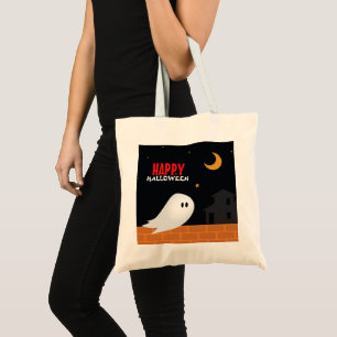 Bolso De Tela Halloween trata a los fantasmas personalizados en