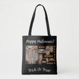 Bolso De Tela Halloween Treat Tote Bag