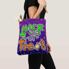 Bolso De Tela Halloween Truco o Trato