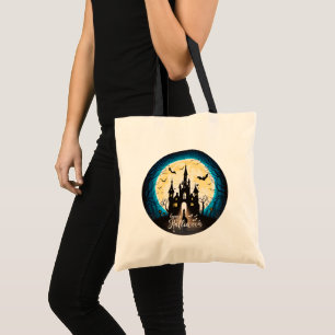 Bolso De Tela Halloween, un castillo feliz