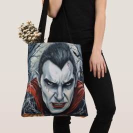 Bolso De Tela Halloween, vampiro sediento, parcela de calabazas