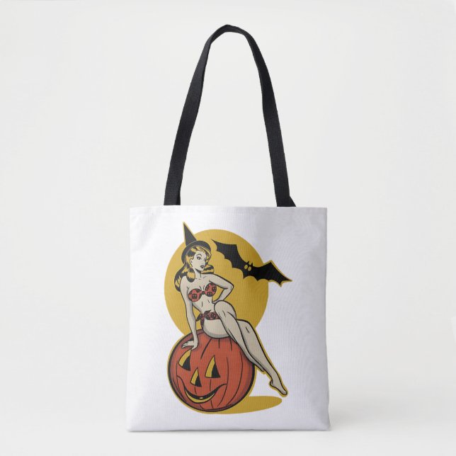 Bolso De Tela Halloween Vintage (Anverso)