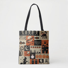 Bolso De Tela Halloween vintage, nostalgia de Halloween