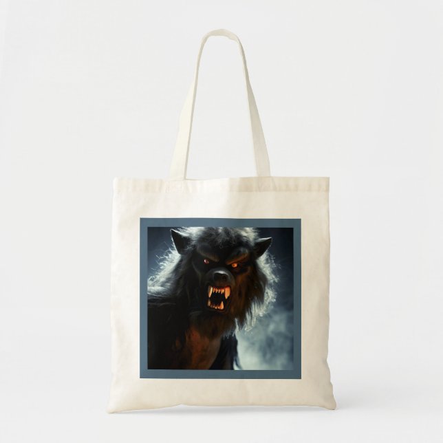 Bolso De Tela Halloween - Werewolf 1 (Frente)