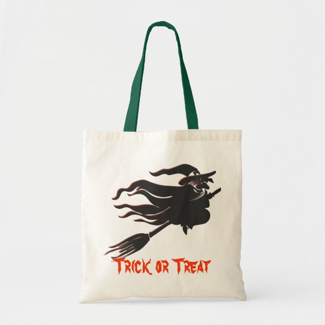 Bolso De Tela Halloween Witch Bag (Frente)