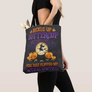Bolso De Tela Halloween Witch Switch Buckup Buttercup