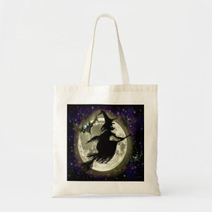 Bolso De Tela Halloween Witch Tote Bag