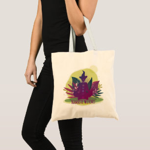 Bolso De Tela Halloween Yoga Namaste Witaste
