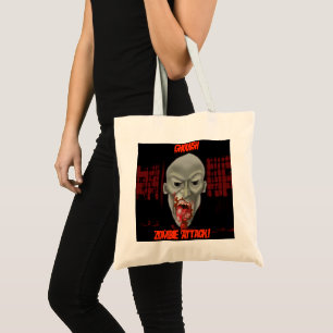 Bolso De Tela Halloween Zombie Dos