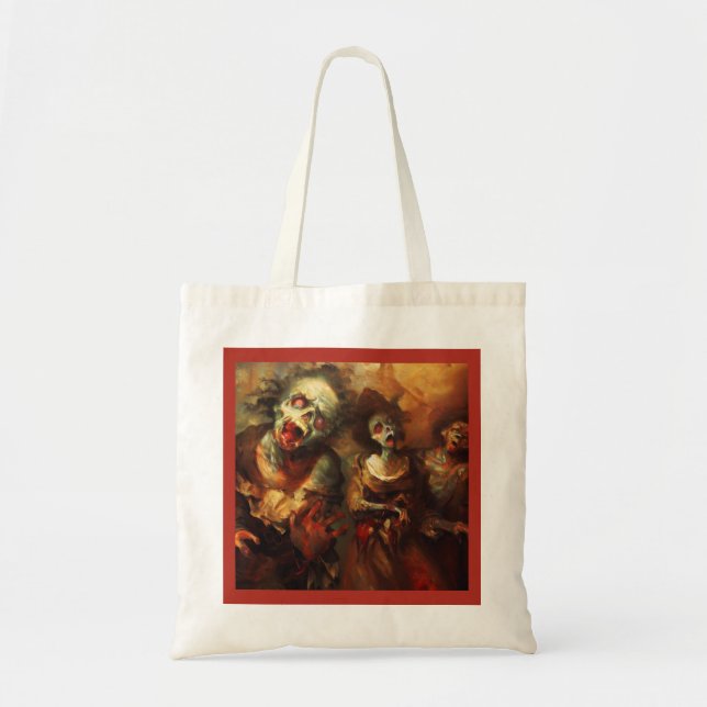 Bolso De Tela Halloween - Zombies 2 (Frente)