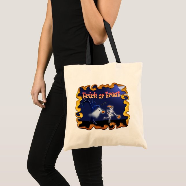 Bolso De Tela Hallween Kids Fun (Anverso (producto))