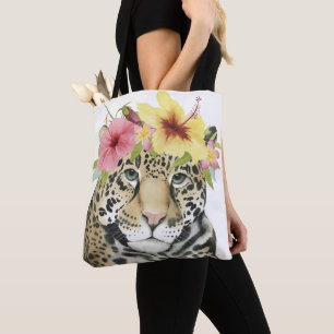 Bolso De Tela Halo tropical   Dulce chita