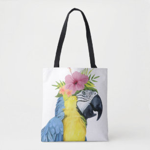 Bolso De Tela Halo tropical - loro