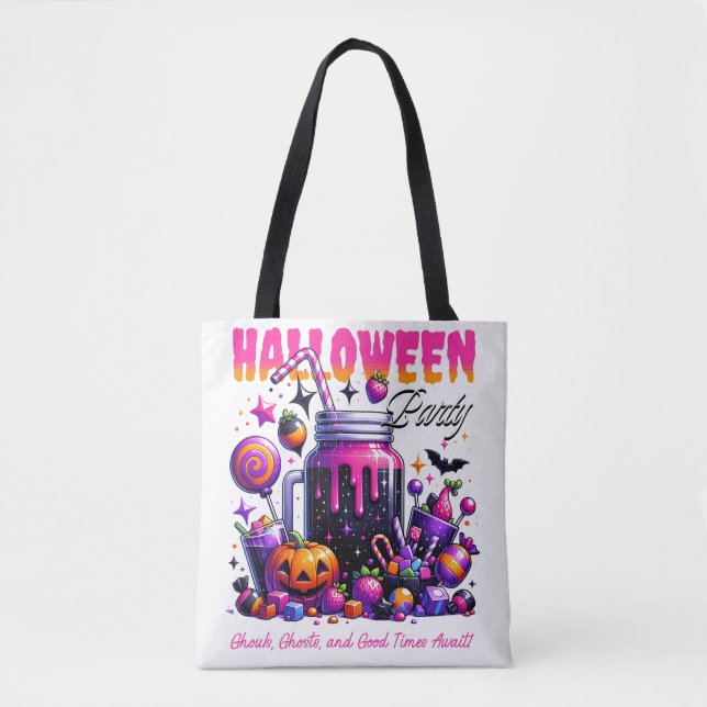 Bolso De Tela Haloween (Anverso)